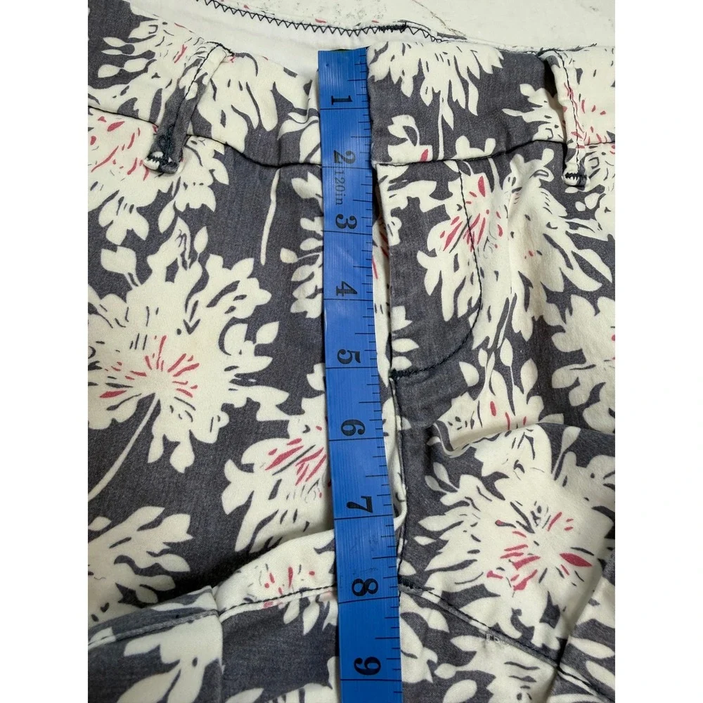 Dear John Womens Shorts Bundle Size 27 Blue Geometric‎ Grey Floral Cuffed 2 Pack